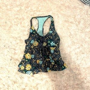 Wonder nation- Girls L (10-12), Mid Rise, Ruffled, Bathing Suit